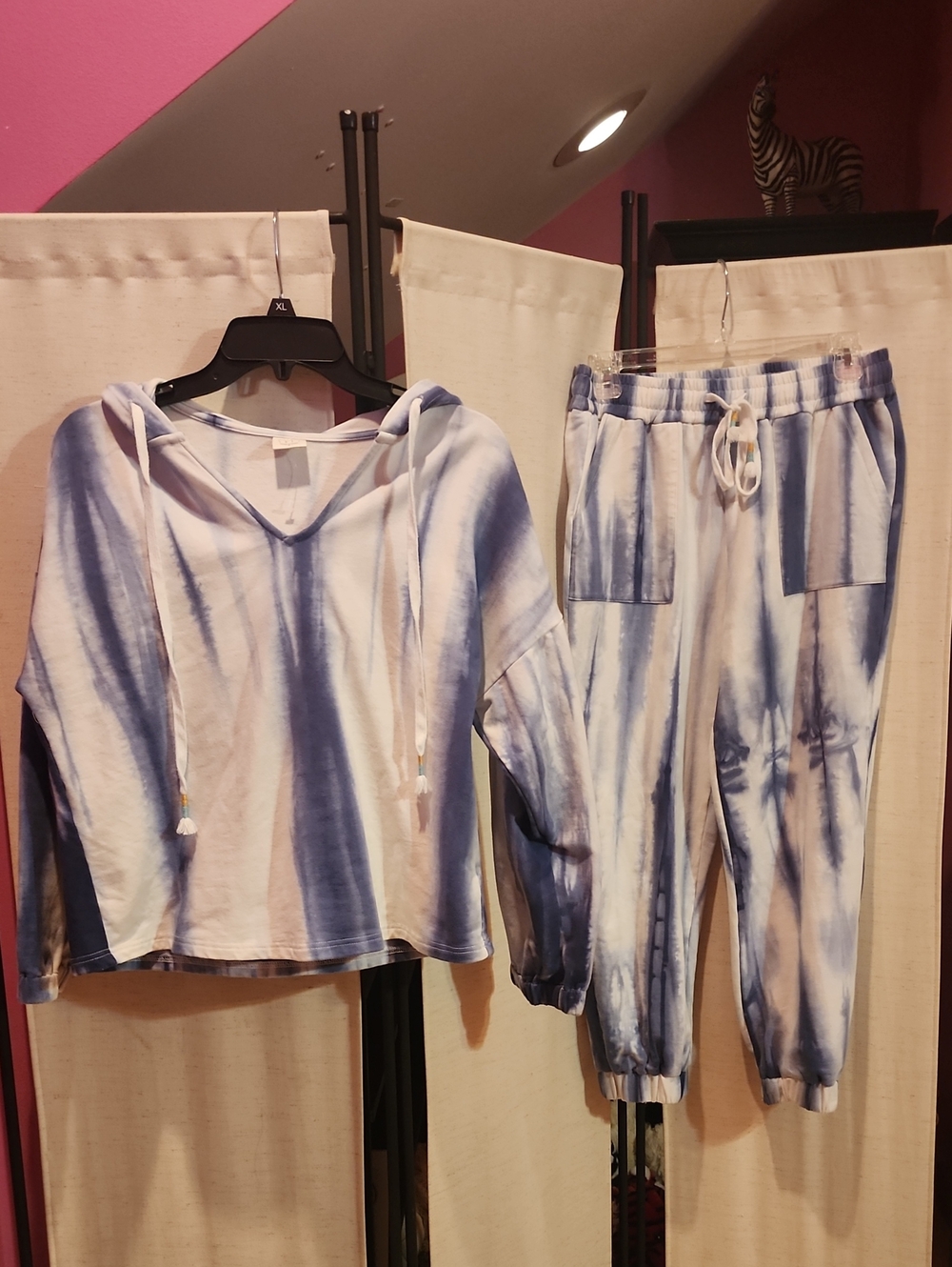 Women's Tie-Dye Hooded Jogger Set
